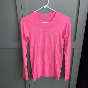 lululemon Neon Pink Swiftly Tech Long Sleeve